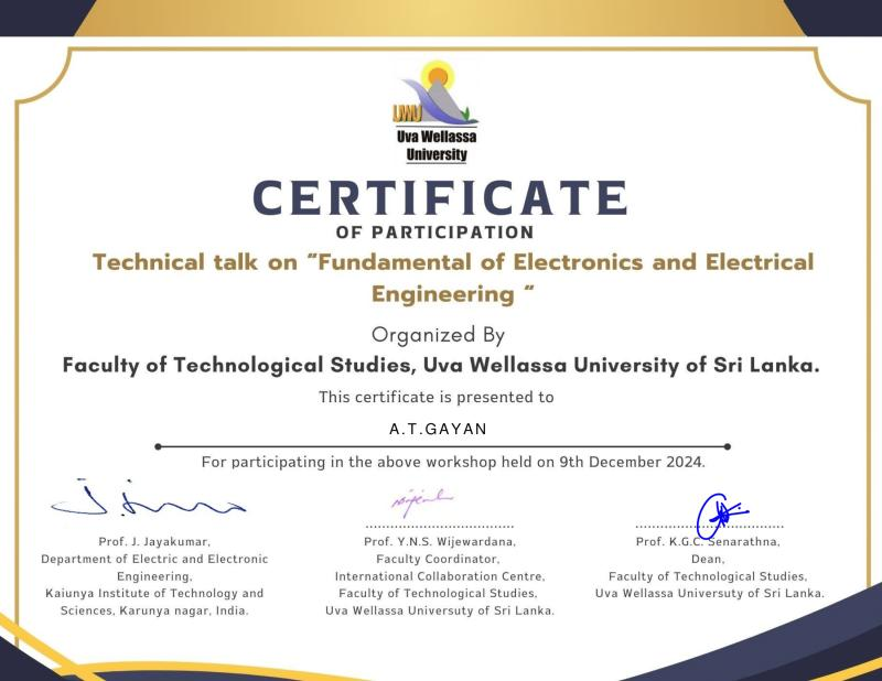 Electrical Certification